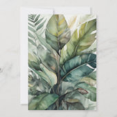 Tiki Bar Tropisch Cocktailfeest Achtertuin Zomer Kaart (Achterkant)