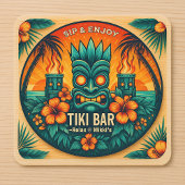 Tiki Bar Tropische Drinken Party Decor - Kartonnen Onderzetters