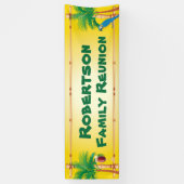 Tiki Beach Family Reunion Spandoek (Verticaal)