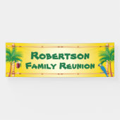 Tiki Beach Family Reunion Spandoek (Horizontaal)