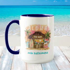 Tiki Beach Santa Mele Kalikimaka Kerstmis Mok