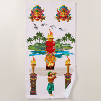 Tiki Beach Towel Strandlaken