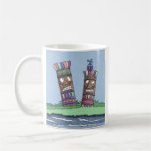 Tiki Bird Plum Coffee Mok (Links)