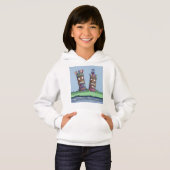 Tiki Bird Plum Hoodie (Voorkant volledig)