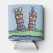 Tiki Bird Plum Koelbox Blikjeskoeler (Achterkant)