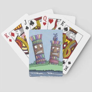 Tiki Bird Plum-speelkaarten Pokerkaarten