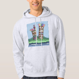 Tiki Bird Rosebud Hoodie