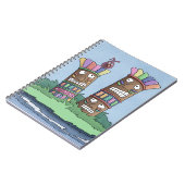 Tiki Bird Rosebud Notitieboek (Linkerzijde)