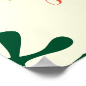 Tiki Birds  Retro Persoonlijke banner Poster (Hoek)