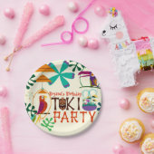 Tiki Birds Verjaardagsfeest  Luau Borden Papieren Bordje (Feest)