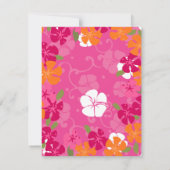 Tiki Blossom Kaart (Achterkant)