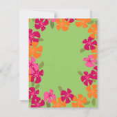 Tiki Blossom Kaart (Achterkant)