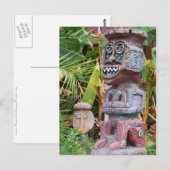 Tiki Briefkaart (Voorkant / Achterkant)