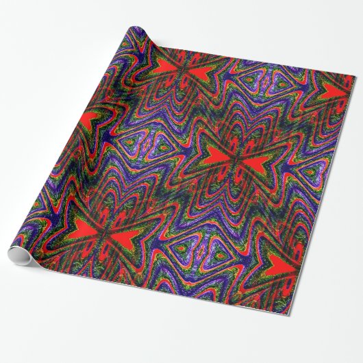 Tiki Butterfly... Cadeaupapier (Uitgerold)