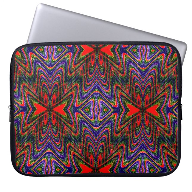 Tiki Butterfly... Laptop Sleeve (Voorkant)