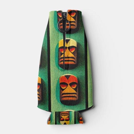 Tiki Button Flesjeskoeler (Achterkant)