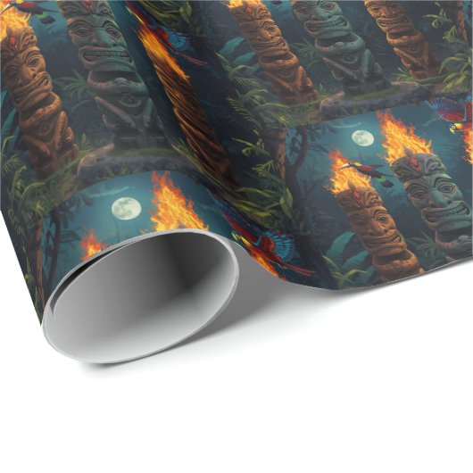 Tiki-cadeauverpakking Cadeaupapier (Rol Hoek)