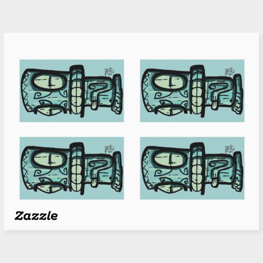 Tiki Car Sticker (Vel)