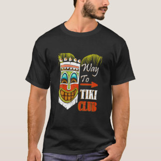 Tiki Club Mask Red Native Clan American Rich Poor T-shirt