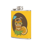 Tiki Cocktail, grappig Heupfles (Links)