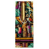 Tiki Cultuur Gift Bag 04 Wijn Cadeautas (Achterkant)