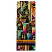 Tiki Cultuur Gift Bag 04 Wijn Cadeautas (Voorkant)