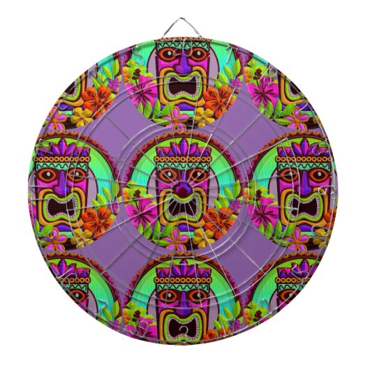 Tiki Dart Board Dartbord (Voorkant)