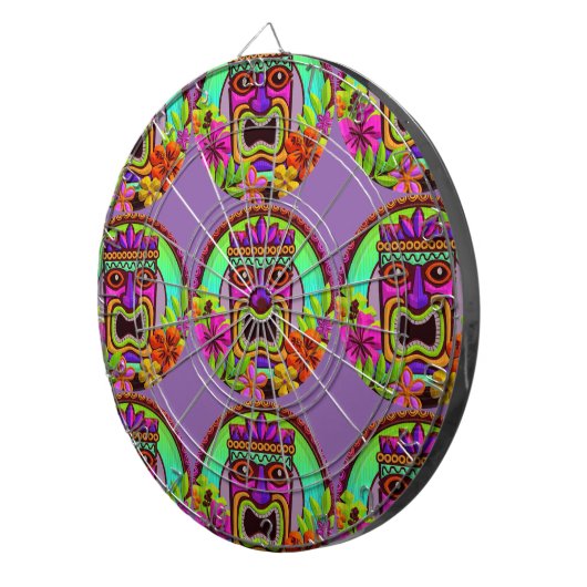 Tiki Dart Board Dartbord (Voorkant Rechts)