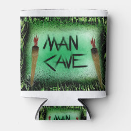 Tiki Fakkel Man Cave Groen Blikjeskoeler