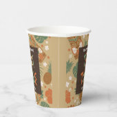 Tiki Feest Tropische Luau Papieren Bekers (Rechts)