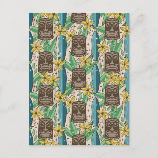 Tiki Garden Briefkaart (Voorkant)