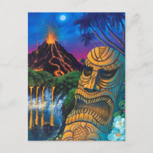 Tiki God Briefkaart