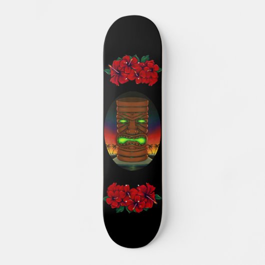 Tiki God Skateboard (Voorkant)