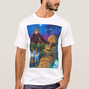 Tiki God T-Shirt ("Vernietigde" versie)