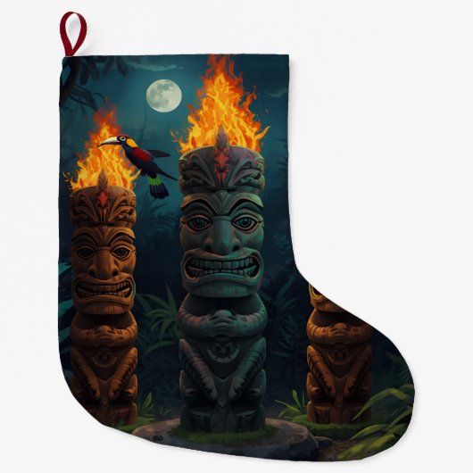 Tiki Goden Kerst Sok Grote Kerstsok (Voorkant)