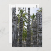 Tiki Guardians at Place of Refuge - Briefkaart (Voorkant / Achterkant)