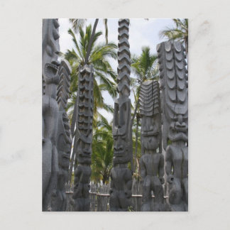 Tiki Guardians at Place of Refuge - Briefkaart