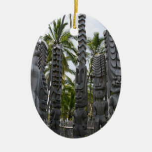 Tiki Guardians at Place of Refuge - Ornament
