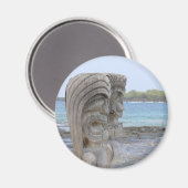 Tiki Guardians in Kona, Hawaï - Magneet (Voorkant / Achterkant)