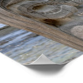 Tiki Guardians in Kona, Hawaii - Afdruk Poster (Hoek)