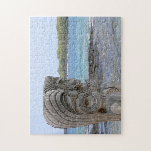 Tiki Guardians in Kona, Hawaii Legpuzzel (Verticaal)