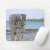 Tiki Guardians in Kona, Hawaii - Mousepad Muismat (Met muis)