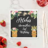 Tiki Hawaiian Aloha Tropische Verjaardag Luau Part Servet (Insitu)