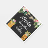 Tiki Hawaiian Aloha Tropische Verjaardag Luau Part Servet (Hoek)