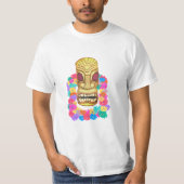 Tiki Head Hawaiian Lei T-shirt (Voorkant)