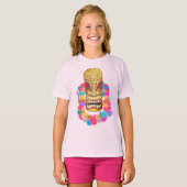 Tiki Head Hawaiian Lei T-shirt (Voorkant volledig)