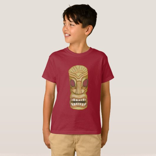 Tiki Head T-shirt (Voorkant volledig)