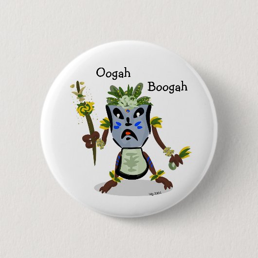 Tiki Hito Native Button (Voorkant)