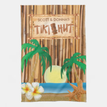 Tiki Hut Bamboo Stick Design