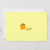 Tiki Hut Bar Cookout Beach Pool Party Sweet 16 Kaart (Achterkant)